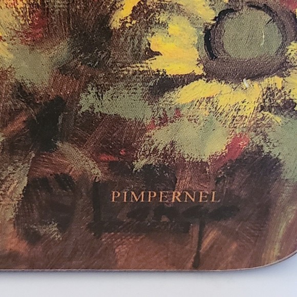 Pimpernel Dining Vintage Pimpernel Tuscany And Sunflower Cork Back